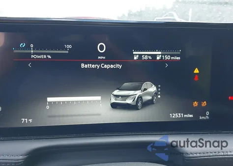 2023 Nissan Ariya Engage+ z USA, uszkodzony, nr VIN JN1DF0BB9PM709417